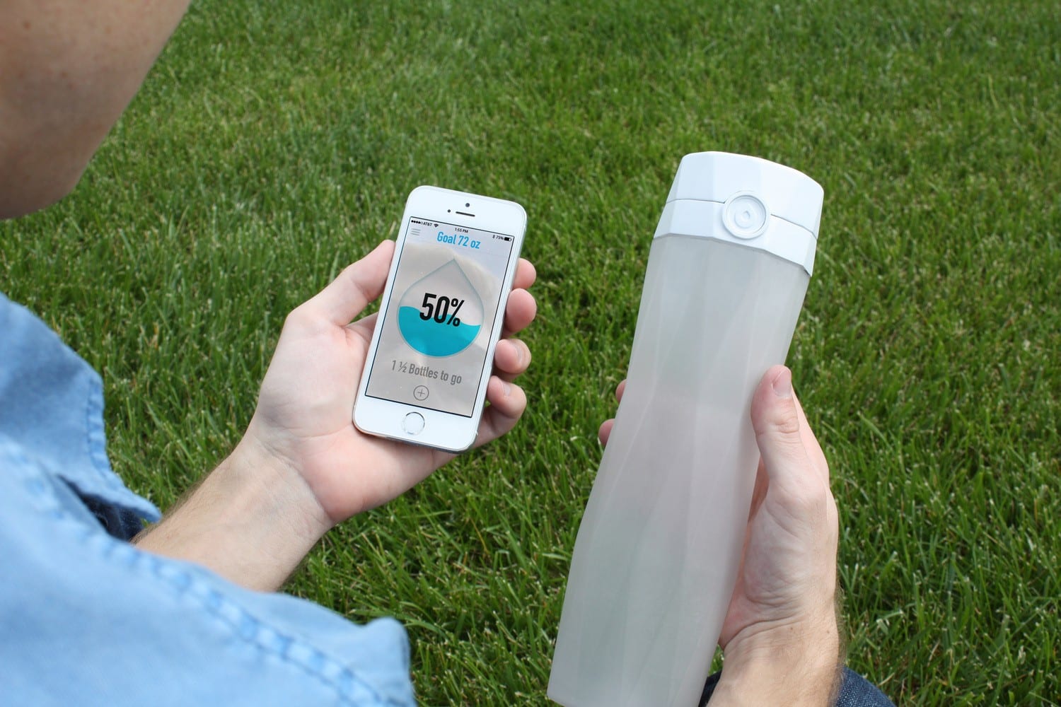 HidrateMe, une bouteille intelligente pour rester hydraté